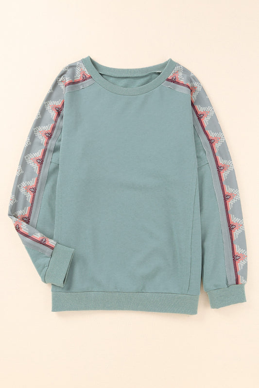 Western Print Sweatshirt