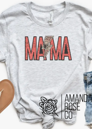 Mama Lightning Bolt Tee